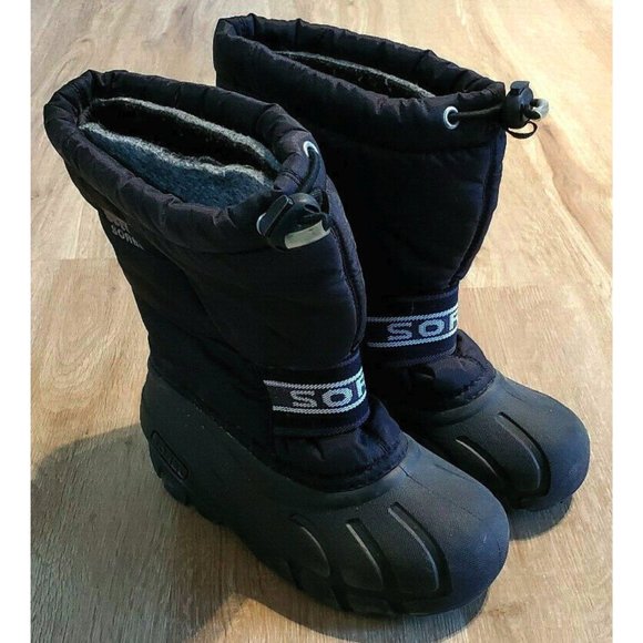Sorel Other - Sorel Youth Cub Black Boots Size 13